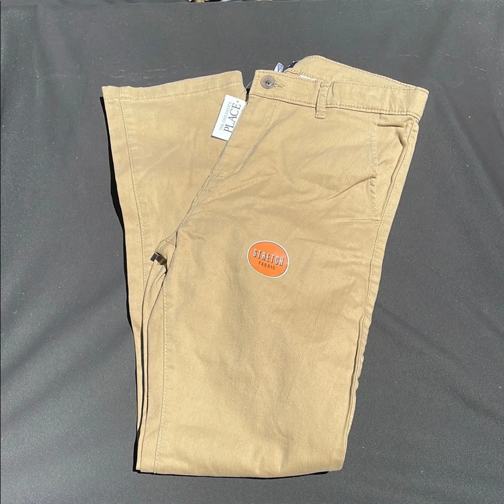 NWT- The Children's Place Tan Chinos Size 18